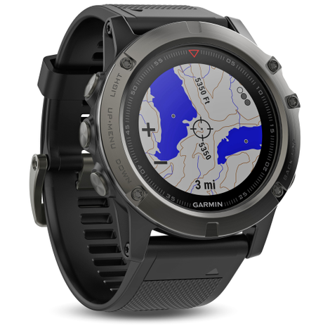 Topographical maps for the US come pre-loaded on the Fēnix 5X.